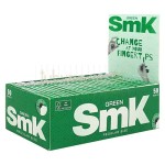 Pachet cu 60 de foite albe pentru rulat tigari cut corners SMK Green